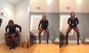 Miho's Rubber Snatch Choked Gushing Cum Destroyed