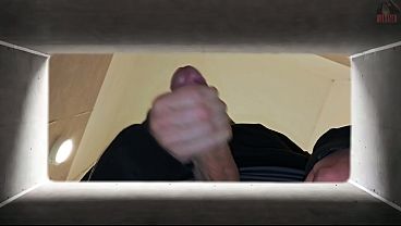Are you hiding in the trash bin to watch me masturbate?