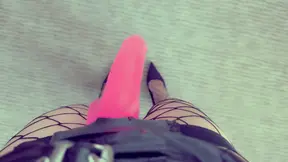 Amateur POV: Dominatrix pegs submissive husband