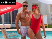 Hot Trans Lifeguard Oudoor Fuck wt Muscle Hunk - Emma Rose - GenderXFilms