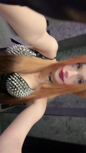 Redheaded teen clown gets a surprise fuck