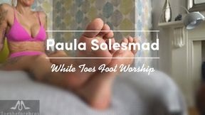 Paula Solesmad White Toes Foot Worship