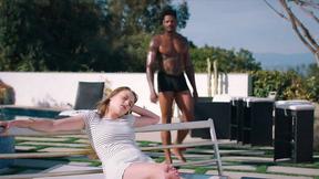 Uptown Hottie meets Urban huge black cock