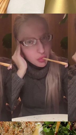 Asmr Dinner in Restaurant