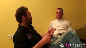 Sexy La Lore Aroused While Skillfully Handling Two Hard Dicks