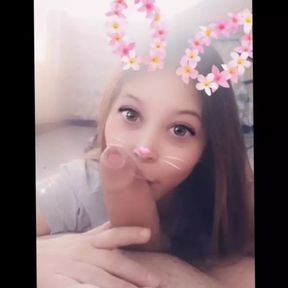 Best snap blowjob of ana at home