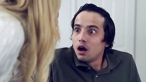 ”Cumhungry Stepmommy Rachael Cavalli walks in on her porn addict Stepson”