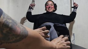 BBW Cari's foot tickling punishment (feet camera - 4K)
