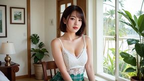 japanese 20-year-old college girl takes you home for the best  personal service  of your life(ai-generated)