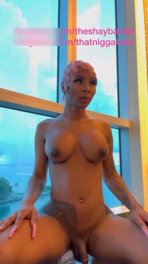 Ebony ts Shay Barbie