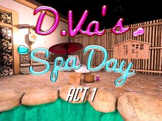 Dva's Spa Day Act1 Sounded - Overwatch Futa