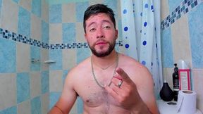 Hot Sexy Davil Takes a Shower