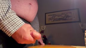 Playing with My Cock at My Desk Again