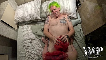 MtF Asian redhead transsexual shemale tranny trap cum dump ImpregnableLexa getting fucked for the first time in the new RV by Daddy Dominant WolfDaddy901 after deepthroat blowjob ending in anal cr