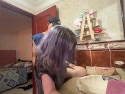 MI HERMANASTRO ME DA EN CUATRO Y ME TRAGO SU LECHE