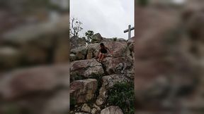 leyne rodriguez. latina fucking in a mountain