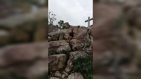 leyne rodriguez. latina fucking in a mountain