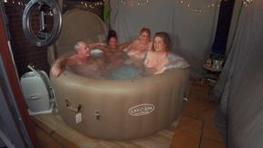 Group Fun in Hot tub MFFF