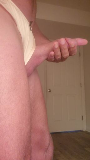Playing in my satin thongs until I cum.