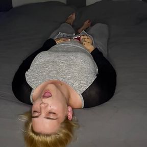 masturbation masturbating on the bed multiple orgasms trembling twitching moaning screaming fingering wet wet dirty clitoris rubbing