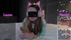 Hentai gamer girl in a Lovense-powered cosplay frenzy
