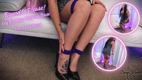 Bound To Please: Leg Bondage Hopping Tease! WMV