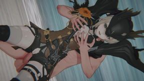 [girls' Frontline 2 Exilium] Sextans Checkmate and Mind Erase (bound T-doll & Hardcore POV 3D Hentai) (4k/60fps)