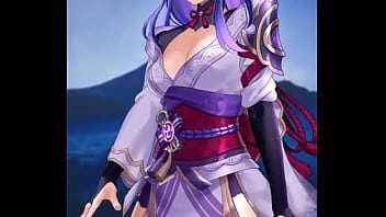 Your cock is so erect Raiden Shogun Genshin Impact