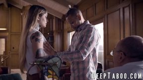 Vanessa Vega's tattooed pussy gets filled with hot creampie by Donny Sins