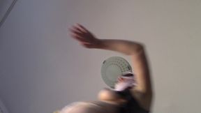 Sexy wife doing housework naked. Brunette, hairy pussy, big ass, big tits.