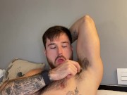 Macrophilia - tangled in armpit hair of giant