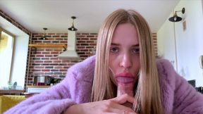 Europe Winter Fun! Busty Cali Girl Heats Up in Pink Fur!