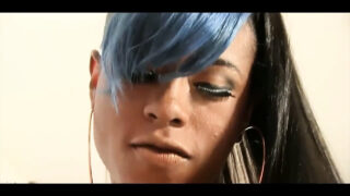 Szopás, fekete, ruha – transzvesztita meleg ribancok hatalmas péniszekkel, anális szex