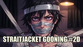 Straitjacket Gooning #2D: Mistress Locks Your Mind in Eternal Goon (Animated, Music, Text)