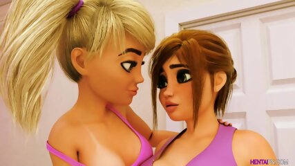 Tattooed dickgirl fucks her mother - 3D Futanari Cartoon