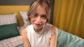 What Other Gift Could Expect From Slutty Stepsister? Two Tight Pussy POV
