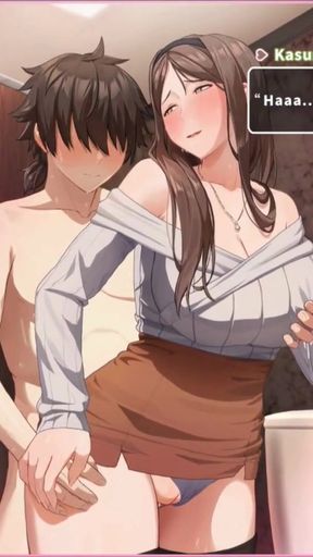 Hentai Game - Summer Clover Kasumi Gets Fucked Hard in Missionary, Boobjob, and Doggy Style   Clip 2