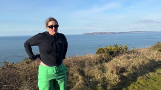 Desperate peeing girl outdoor in public compilation