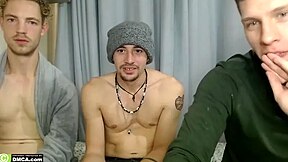 Three Straight Friends Sex But No Fuck Cum Face