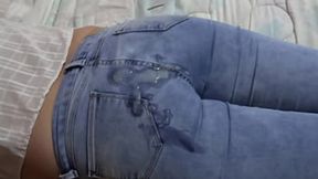 Post-punch &mdash;  I lift my jeans to take in thick cumshot deep inside my hole