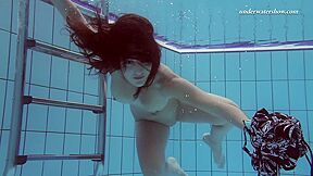 Sima Lastova Underwater Hot Brunette Babe