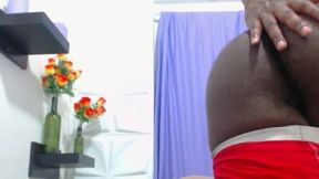 Hot Ebony Model Ass Play Show