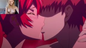 Chesty anime lady takes a massive creampie