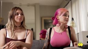 Emma Fiore and Keilabassi in Sex Therapy with Their Doctor to Fuck Hard Again