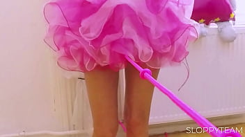 BDSM Training of a Student with Teacher Dance Tutu Skirt Dancing Ballet Dancer