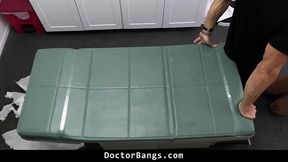 Innocent Latina teen gets her doctor's note with deepthroat and doggy style