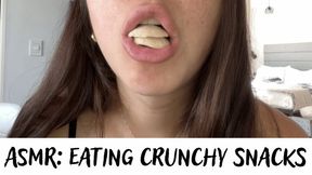 ASMR POV eating crunchy snacks