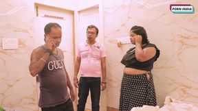 Beautiful Desi Girl Threesome Romantic Sex