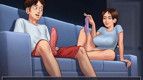 Busted Stepsister Getting Off to Porn and Gave Her the Dick She Craved - Summertime Saga Ep 12