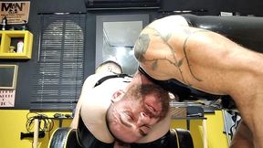 latex fetish flip flop - with tedbluebear and alaister